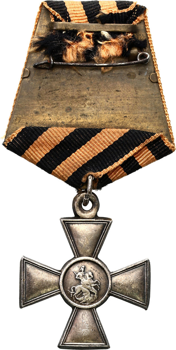 Rosja. Krzyż Orderu św. Jerzego 4 stopień, srebro